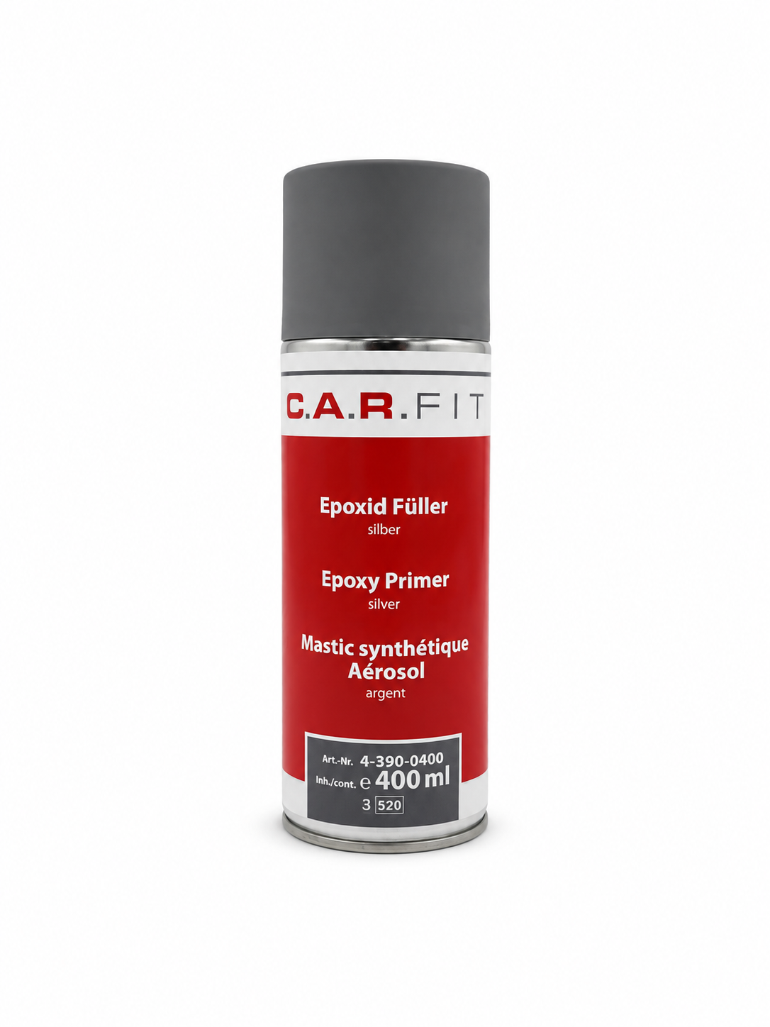 Spray primer epoxy, 1K, argintiu, 400ml, C.A.R. FIT